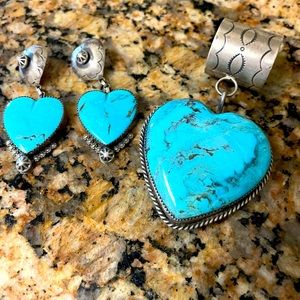 Rocki Gorman Pure Silver & Turquoise Heart